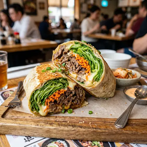 Korean BBQ Burrito Recipe