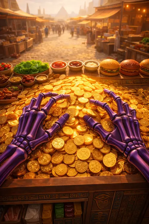 Skeleton's Gold Coin Adventure at CiccioBurger