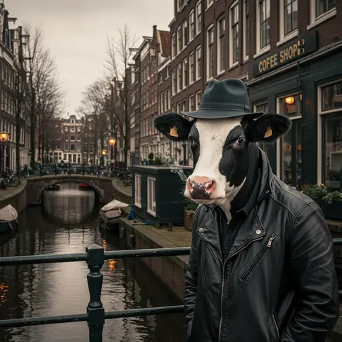 Gangster Cow in Amsterdam - Unique Coffee Shop Scene