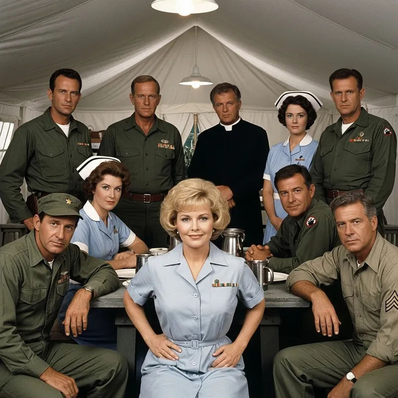 Mash Characters in Heavenly Mess Tent