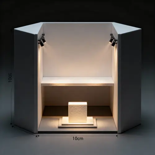 Elegant Church Altar Design with Track Lighting