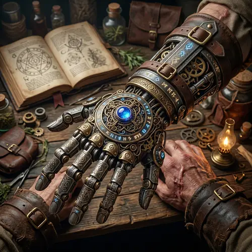 Middle-Century Magic Prosthesis: Full Anatomy Hand Design