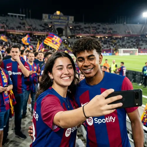 Selfie with Lamine Yamal - Capture the Moment
