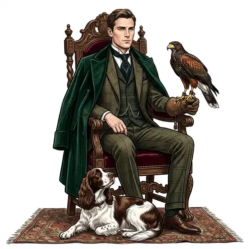 Dashing Duke: High Fashion Illustration