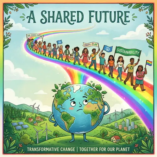 Harmonious Diversity: Transformative Earth Poster
