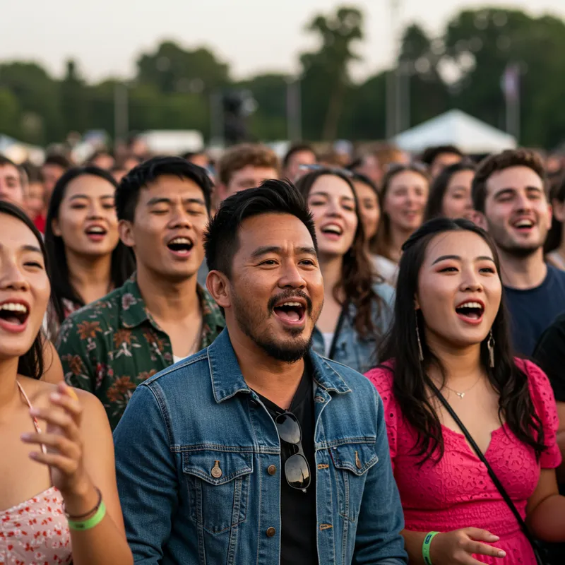 People Singing - Joyful Moments Captured