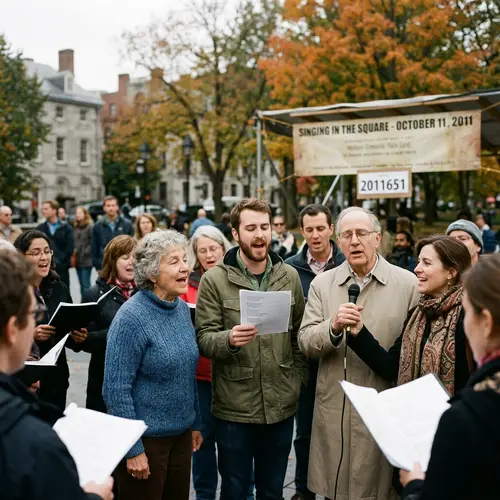 People Singing - Joyful Moments Captured