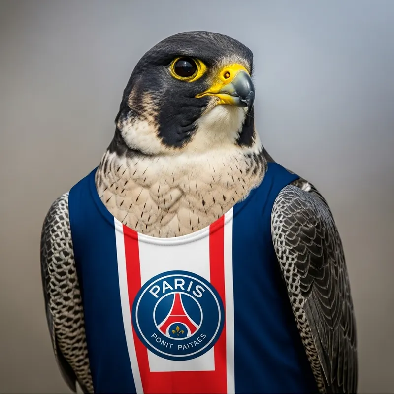 Peregrine Falcon with PSG Logo for WhatsApp Profile Peregrine Falcon with PSG Logo for WhatsApp Profile