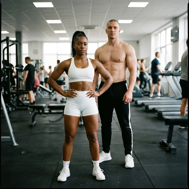 Gym Fitness Duo: Stronger Together Gym Fitness Duo: Stronger Together