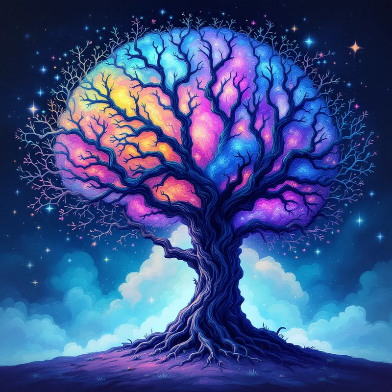 Surreal Brain Tree Digital Art Surreal Brain Tree Digital Art