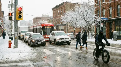 Winter Wonderland: Snowy Day in Toronto