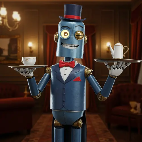 Maxelite: The Vintage Robot Butler Experience