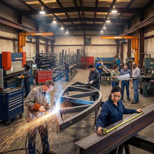 Custom Steel Workshop: Craftsmanship in Action