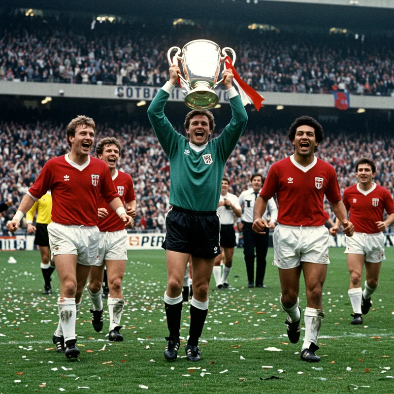 Diverse Football Team Celebrates Championship Victory Diverse Football Team Celebrates Championship Victory