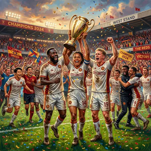 Celebrate Diversity in Football - Retro Championship Art