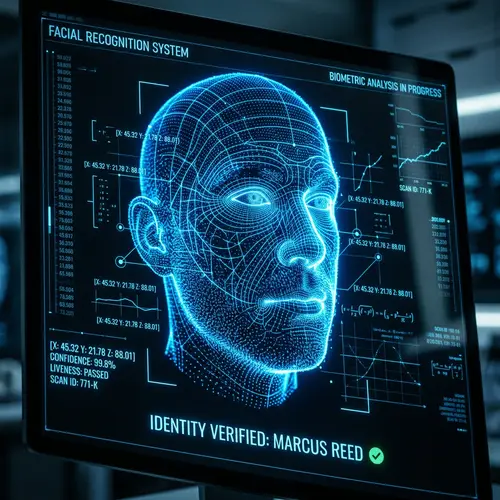 Futuristic Face Recognition Technology | Advanced 3D Scan