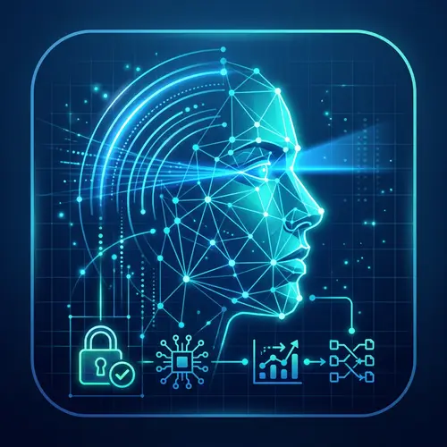 Facial Recognition Technology Icon | 512x512 Pixels