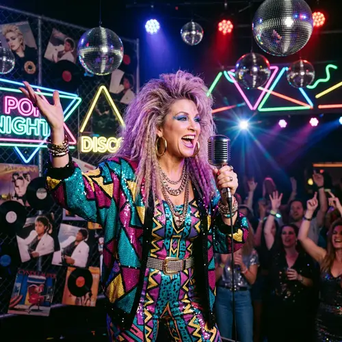 80s Inspired Pop Theme: Vibrant Fashion & Music