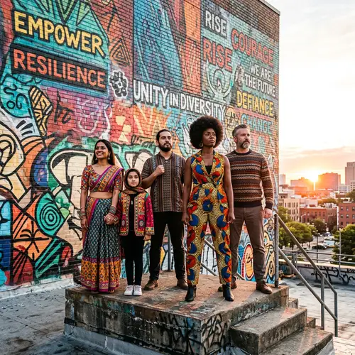 Empowerment & Diversity | Bold, Vibrant Scene