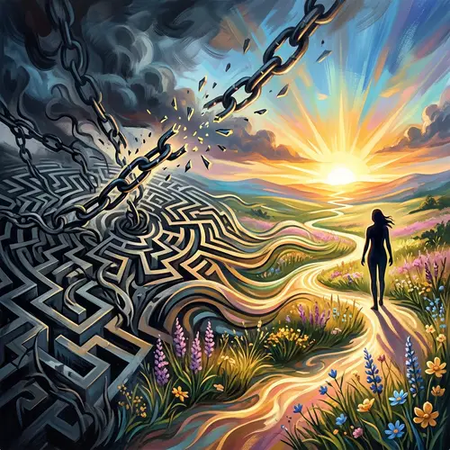 Surviving Stress - Abstract Art