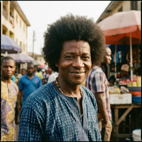 African Man with Afro Hair - Embrace Your Unique Style