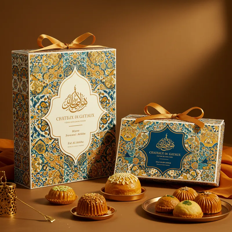 Luxury Eid al-Adha Packaging for Chateaux des Gateaux