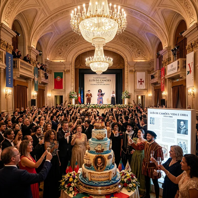 Luís de Camões 500th Birth Anniversary Celebration in Grand Style