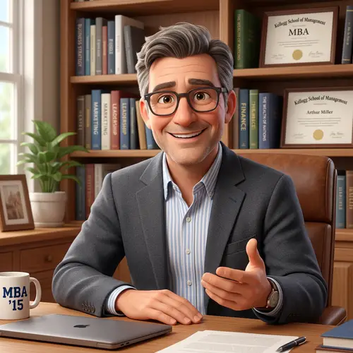 Gentle MBA Professional Smiling Animation