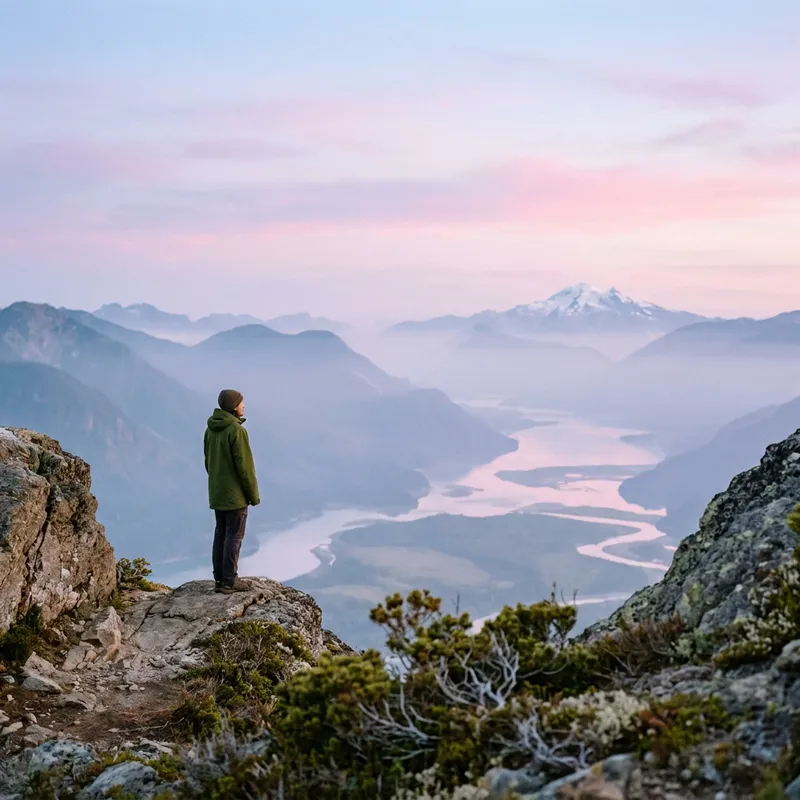 Solitude in Untouched Wilderness - Dreamy Nature Connection Art