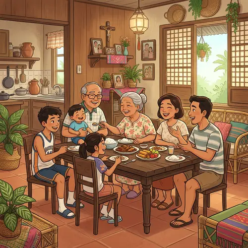 Traditional Filipino Family Living Together | Warm & Loving Household