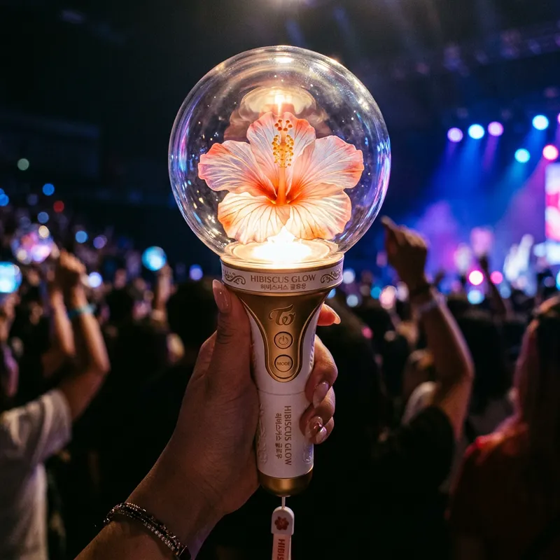 Kpop-Inspired Hibiscus Lightstick