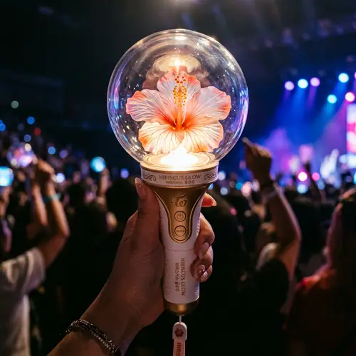 Kpop-Inspired Hibiscus Lightstick