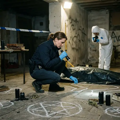 Lady Cop Investigates Murder by Dark Arts Cult