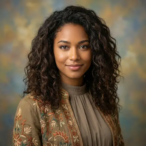 Beautiful Girl with Stylish Hair | Unique Presence