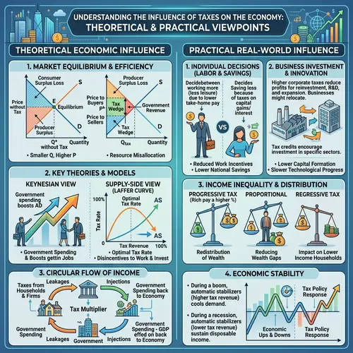 Impact of Taxes on the Economy: Theoretical vs Practical Viewpoint