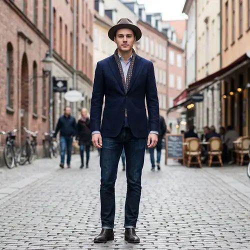 Stylish Young Man Fashion