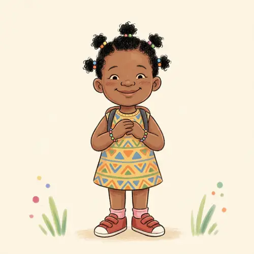 Meet Ruva: A Friendly 5-Year-Old African Girl