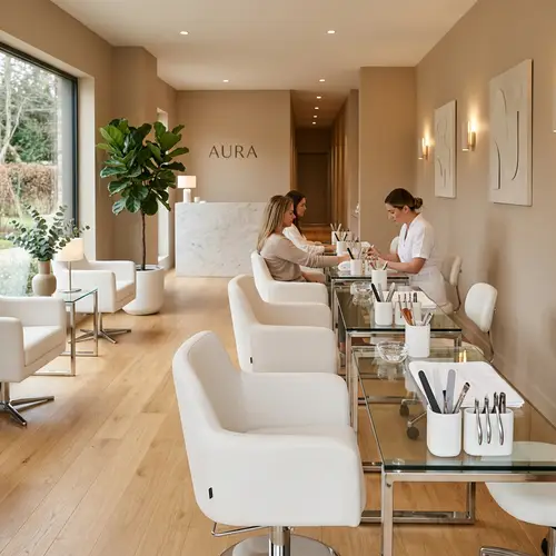 Minimalist Beauty Institute: Elegance & Tranquility