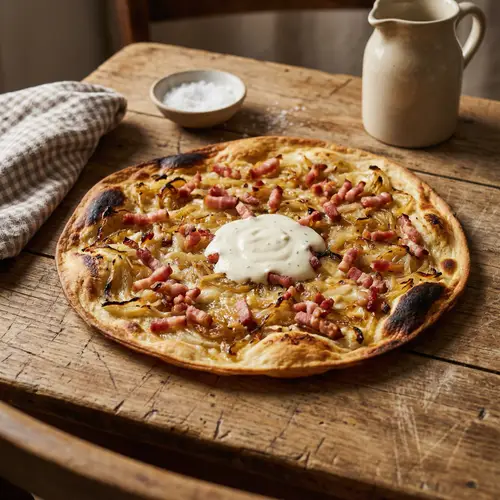 Rustic Flammekueche Recipe | Homemade Comfort Food