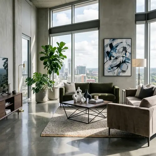 Modern Elegance: A Minimalist Living Room Concept