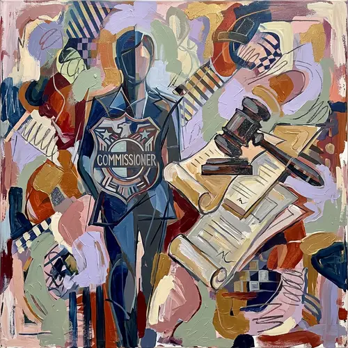 Commissioner Abstract Artwork | Professional Individual Representation