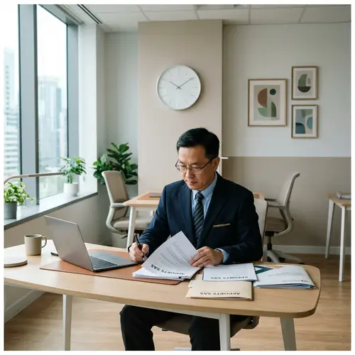 Minimalistic Office Design with Asian Commissionaire | Apports SAS