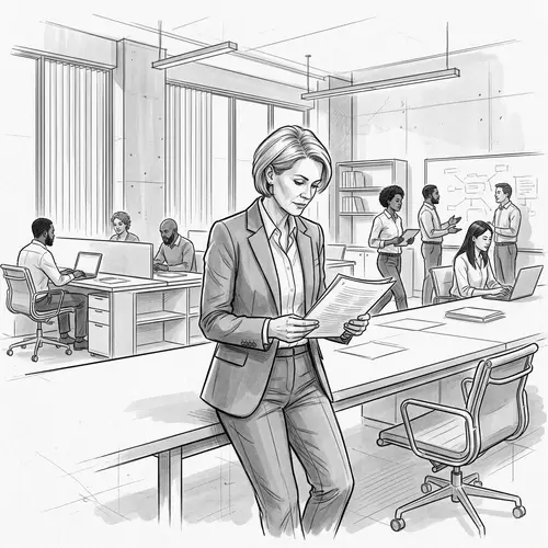 Lead Commissioner's Crucial Role in Minimalist Office Design