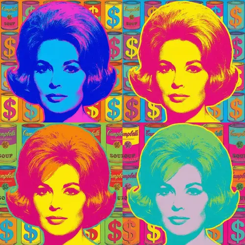 Vibrant Warhol-Style Pop Art Portraits