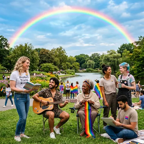 Radiant Rainbow Celebrating LGBTQ+ Diversity