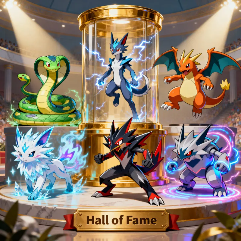 Next Pokémon Designs: Hall of Fame Collection