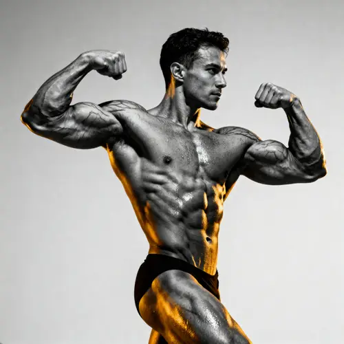 Stunning Bodybuilder with Defined Muscles