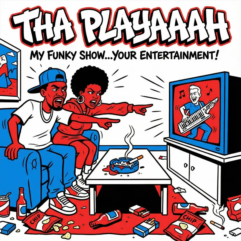 Funky 90s Album Cover: My Funky Show by Tha Playaaah Funky 90s Album Cover: My Funky Show by Tha Playaaah