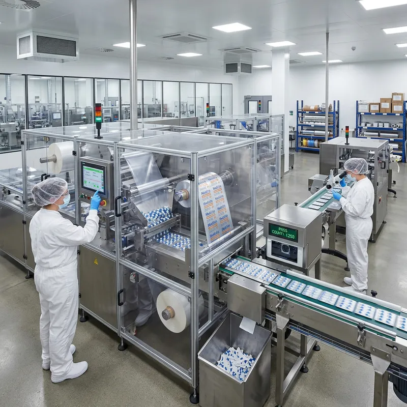 Pharmaceutical Blister Packaging Machines | Modern Production Line