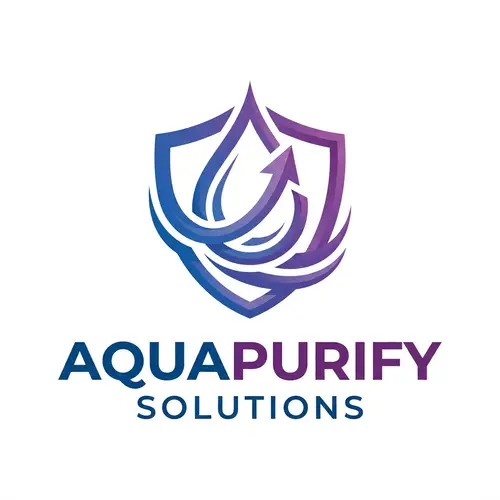AquaPurify Solutions - Water Purification Logo Design